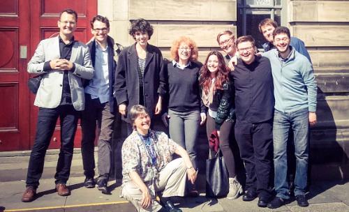 Conducting Course participants from 2016 in front of Younger Hall